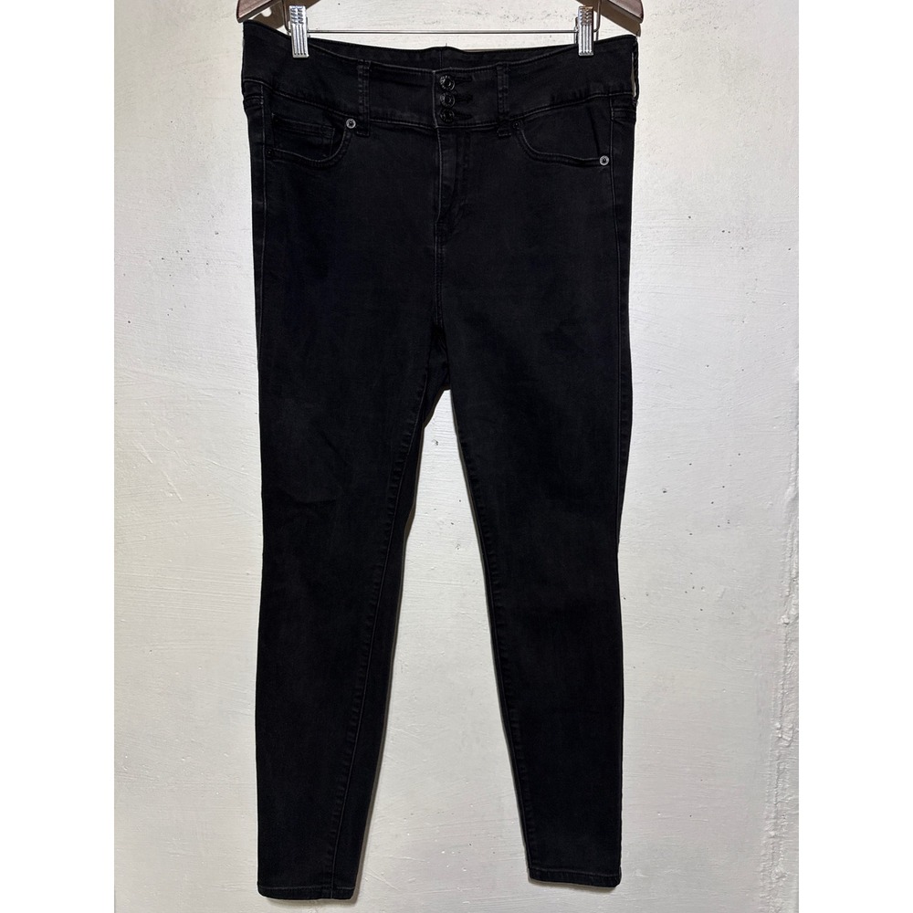 Torrid Womens Super Soft High Rise Jegging Size 14R Black Stretch Skinny Jeans